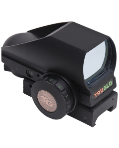 Truglo TG8380B Tru-Brite Dual Color 1x 34mm Multi-Reticle Dual Illuminated Red/Green 4 Pattern CR2032 Lithium Black