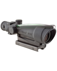 Trijicon 100144 ACOG  Black Hardcoat Anodized 3.5x35mm Illuminated Green Chevron .308/7.62 BDC Reticle