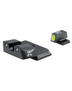 Trijicon 600721 HD Night Sight Set 3-Dot Tritium Green with Yellow Outline Front, Green with Black Outline Rear Black Frame for S&W M&P Shield, M&P Shield M2.0 (Except M&P Shield EZ 380)