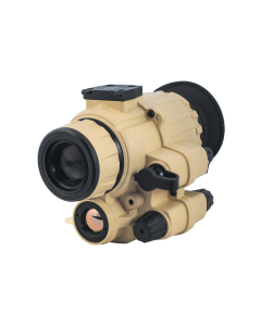 AGM F14-3AP Fusion Tactical Monocular, Thermal 640x512 (50 Hz) Channel Fused with MIL-SPEC Elbit or L3 Gen 3 FOM 2200+ P43-Green Phosphor IIT 