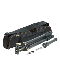 Leupold Alpine Tripod Kit 5-58" Adjustable Height Black Carbon Fiber with Aluminum Ball Head