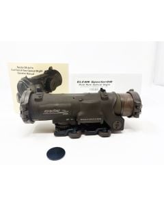 Elcan Specter DR 4x/1x, 5.56 Reticle, Adjust A.R.M.S. Levers & 4MOA XOPTEK Installed, with Flip Covers & ARD, FDE