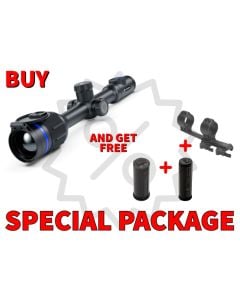 Pulsar Thermion 2 XQ50 Pro Thermal Imaging Riflescope 3-12x 384x288 Package