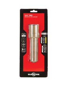 SureFire G2XDTN G2X Pro Tan Polymer White LED 600 Lumens 187 Meters Range