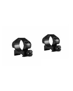 Hawke Precision Steel Ring 1" 2 Piece Weaver Low Mounts