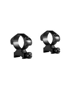 Hawke Precision Steel Ring 30mm 2 Piece Weaver High Mounts
