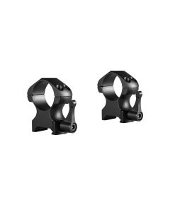Hawke Precision Steel Ring 1" 2 Piece Weaver High Lever Mounts