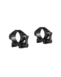 Hawke Precision Steel Ring 30mm 2 Piece Weaver Low Lever Mounts