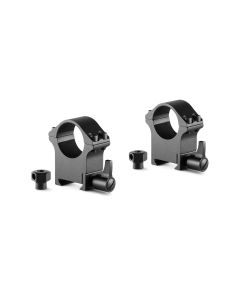 Hawke Professional Steel Ring 1" 2 Piece Weaver High Mounts
