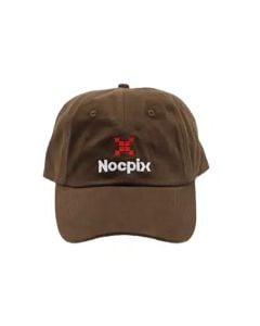 Nocpix Logo Hat – Brown