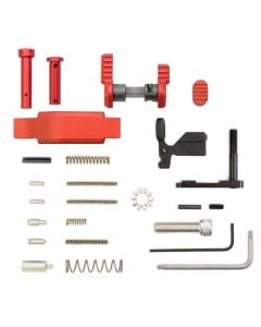 Armaspec Superlight Lower Parts Kit.223/5.56, SS/Red