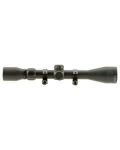 TruGlo TG-853940B Trushot  Black Anodized 3-9x40mm 1" Tube Duplex Reticle w/Rings