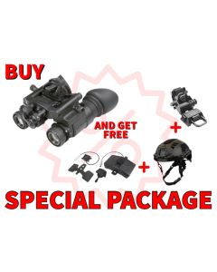 Night Vision Guys NVG-50 Dual Tube Night Vision Goggle/Binocular L3 Auto-Gated Gen 3 White Phosphor Special Package