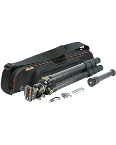 Leupold Pro Guide Tripod Kit 6.70-67" Adjustable Height Black Carbon Fiber with Aluminum Ball Head