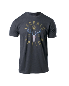 Leupold American Whitetail T-Shirt Charcoal Gray Large Short Sleeve