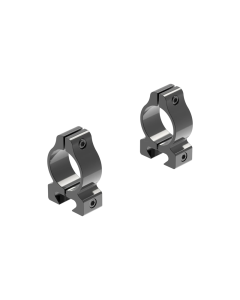 Leupold Rifleman Rimfire Scope Ring Set Weaver Medium 1" Black Gloss Aluminum