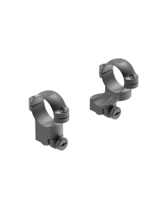 Leupold Ringmounts Scope Ring Set Ruger M77 High Extended 1" Matte Black Steel