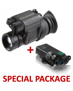 NVG PVS-14 3rd Gen Manual Gain-Elbit White Phosphor-64lp/mm (W/Tube Date Sheet) Package 
