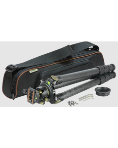 Leupold Mark 5 CF-44 Tripod Kit Black w/Gold Accents Carbon Fiber 3.50-60"