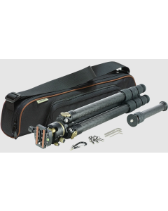 Leupold Pro Guide CF-436 Tripod Kit Black w/Gold Accents Carbon Fiber 6.70-67"