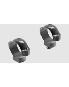 Leupold Standard Scope Ring Set Medium 1" Black Gloss Steel
