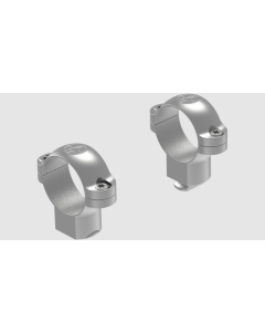 Leupold Standard Scope Ring Set High 1" Silver Steel