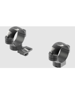 Leupold Standard Scope Ring Set Low Extended 1" Matte Black Steel