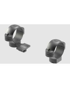 Leupold Standard Scope Ring Set Medium Extended 1" Matte Black Steel