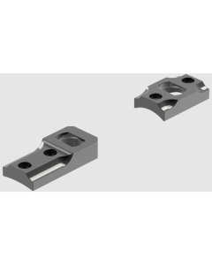 Leupold Dual Dovetail Base Set Black Gloss Rem 700/721/725 Steel Rifle