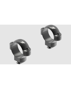 Leupold Dual Dovetail Scope Ring Set Medium 1" Black Gloss Steel