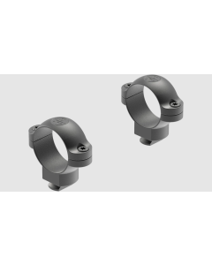 Leupold Dual Dovetail Scope Ring Set Medium 1" Matte Black Steel
