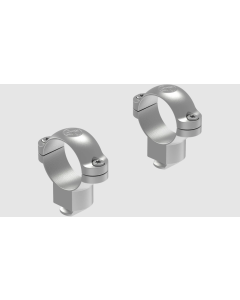 Leupold Dual Dovetail Scope Ring Set High 1" Silver Steel