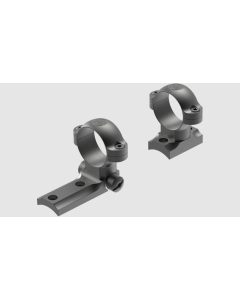 Leupold Standard Base Set Matte Black Savage 10/110 Round Receiver Reversible Rear 1" Tube Steel Rifle