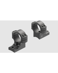 Leupold BackCountry Base/Ring Combo Matte Black Weatherby Mark V 1" Tube Polymer Rifle