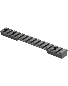 Leupold BackCountry Base Matte Black Weatherby Vanguard Cross-Slot For Short Action Aluminum Rifle