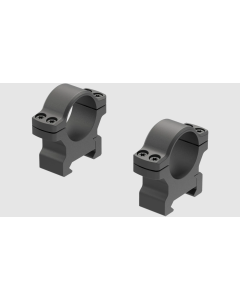 Leupold BackCountry Cross-Slot Weaver 1" Diam Medium Aluminum Matte Black