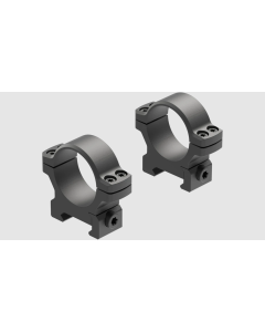 Leupold BackCountry Cross-Slot Scope Ring Set Weaver 30mm Diam Low Aluminum Matte Black