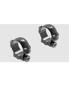 Leupold Ringmounts Scope Ring Set Ruger #1, 77/22 Low 1" Black Gloss Steel