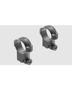 Leupold Ringmounts Scope Ring Set Ruger M77 High 1" Matte Black Steel