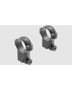 Leupold Ringmounts Scope Ring Set Ruger M77 Super High 1" Matte Black Steel