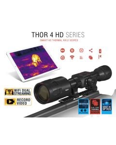 Open Box - ATN ThOR 4 640 2.5-25X50 Smart HD Thermal Riflescope