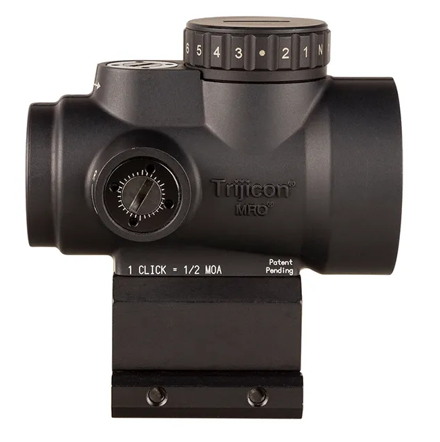 Trijicon 1x25 MRO HD 68 MOA Reticle w/ 2.0 MOA Dot Lower 1/3