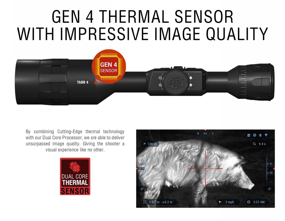 ATN ThOR HD 384 Smart Thermal Riflescope Night Vision Guys