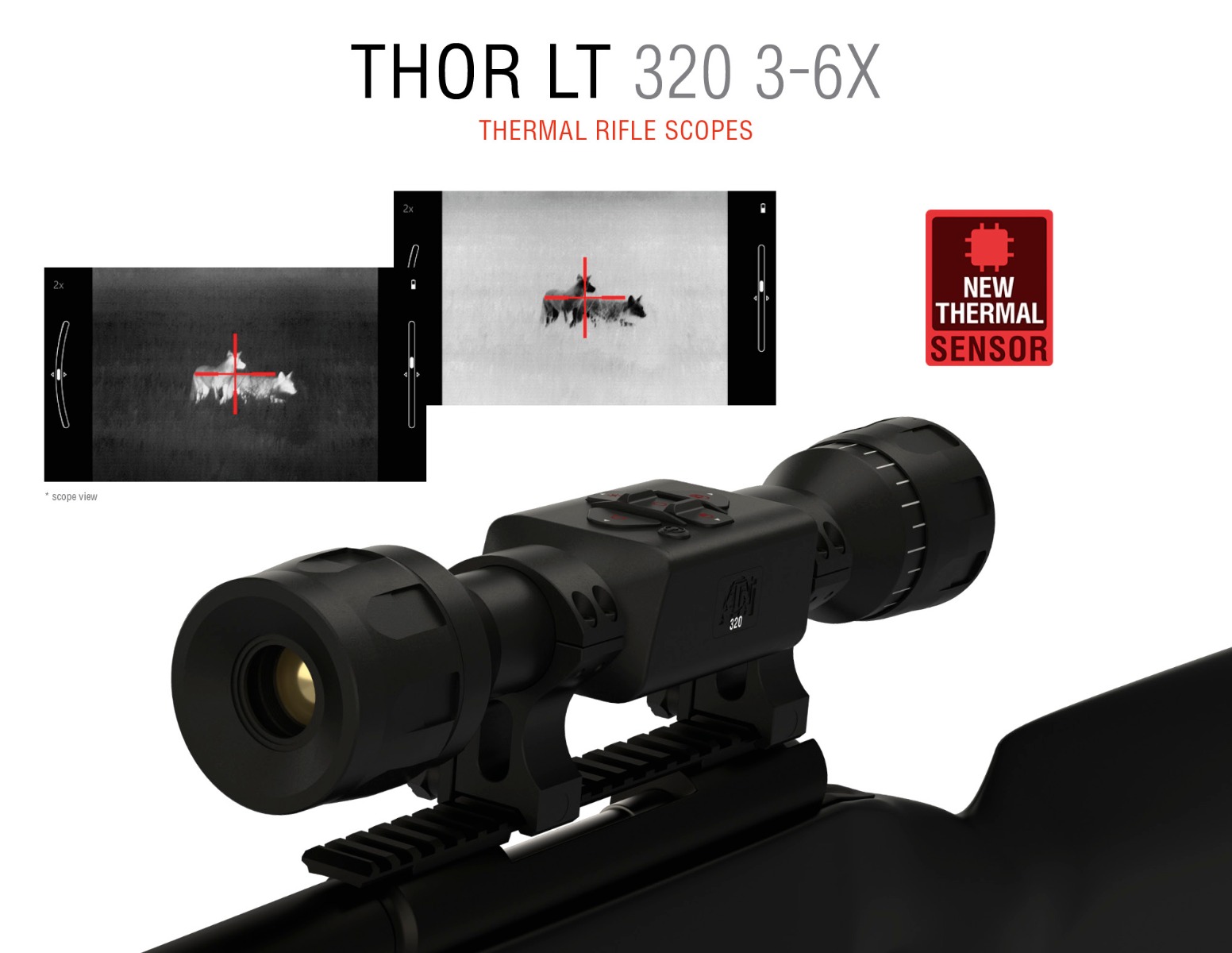 ATN Thor LT 320 3-6x， 320x240_並行輸入 公式 bodycontourz.com