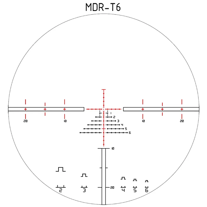 Schmidt Bender 1-8x24mm PM II ShortDot Dual CC MDR-T6 1cm ccw ST