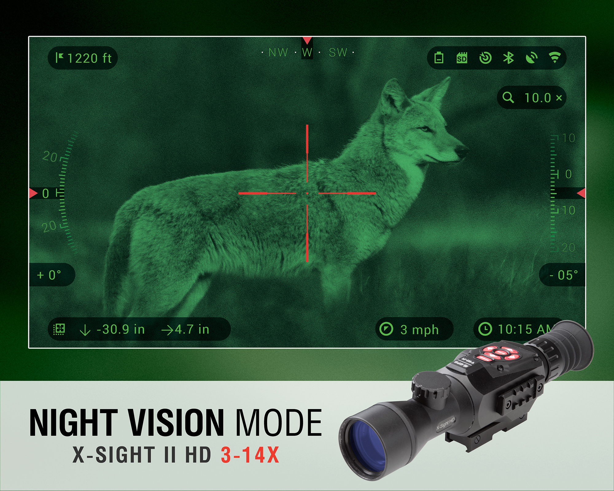 ATN XSight Digital Night Vision Rifle Scope Night Vision Guys