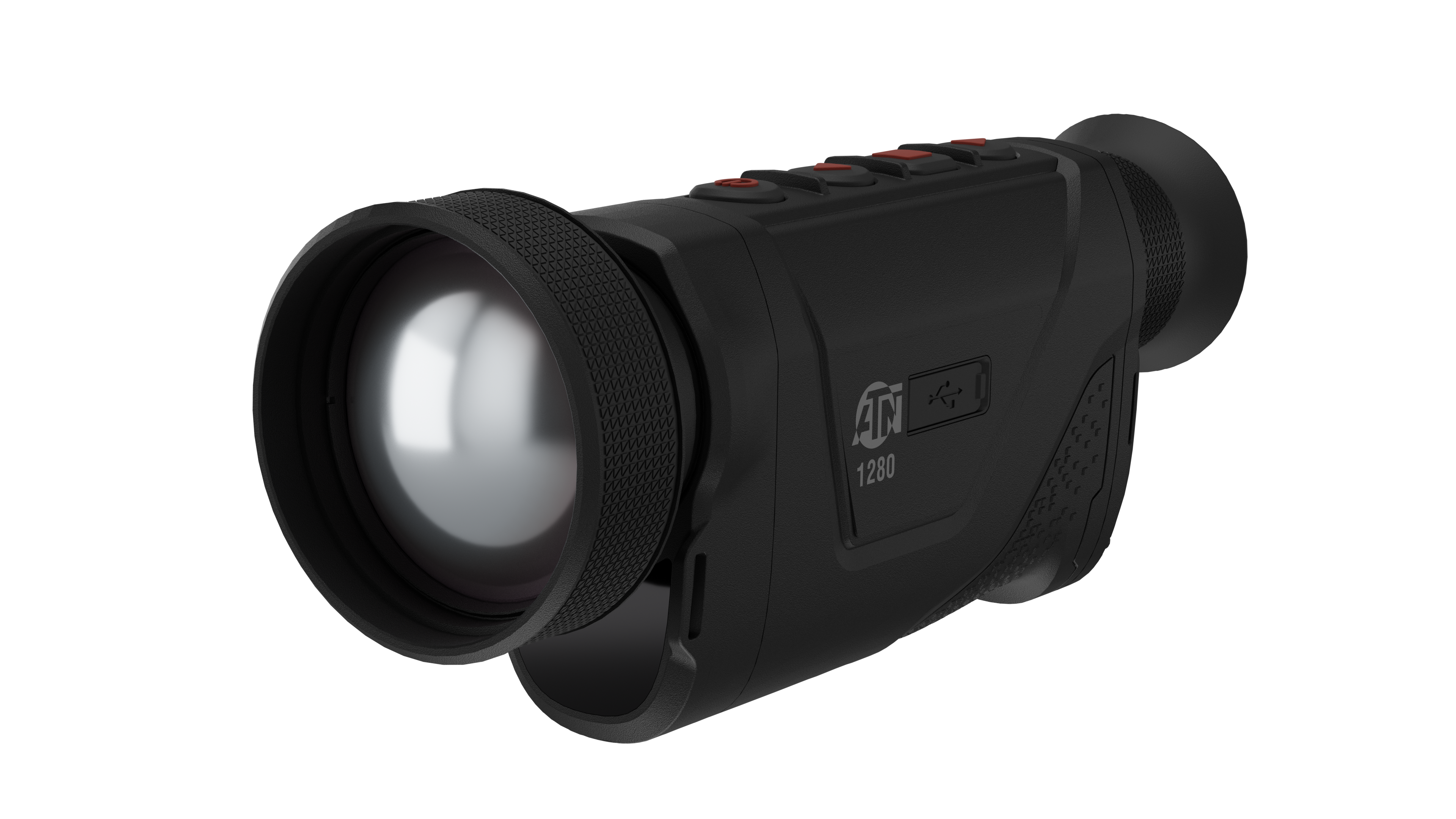 ATN BlazeHunter XD Thermal Monocular, 2–16x, 1280×1024 Sensor, 12μm, ≤15 mK NETD, Built-in LRF