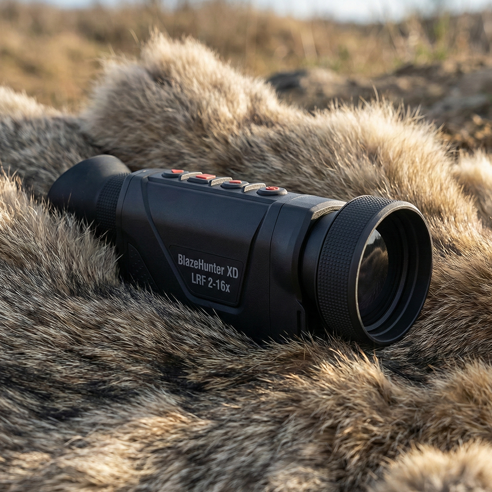 ATN BlazeHunter XD Thermal Monocular, 2–16x, 1280×1024 Sensor, 12μm, ≤15 mK NETD, Built-in LRF