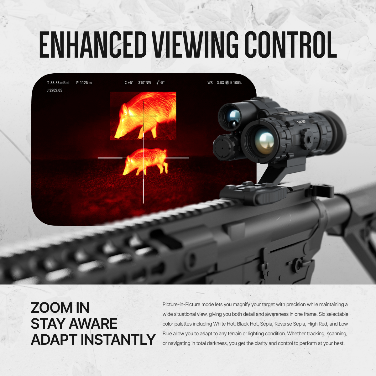 ATN Odin 6 Multi-Functional Thermal Optic, 640×480 Sensor, 12μm, ≤15 mK NETD
