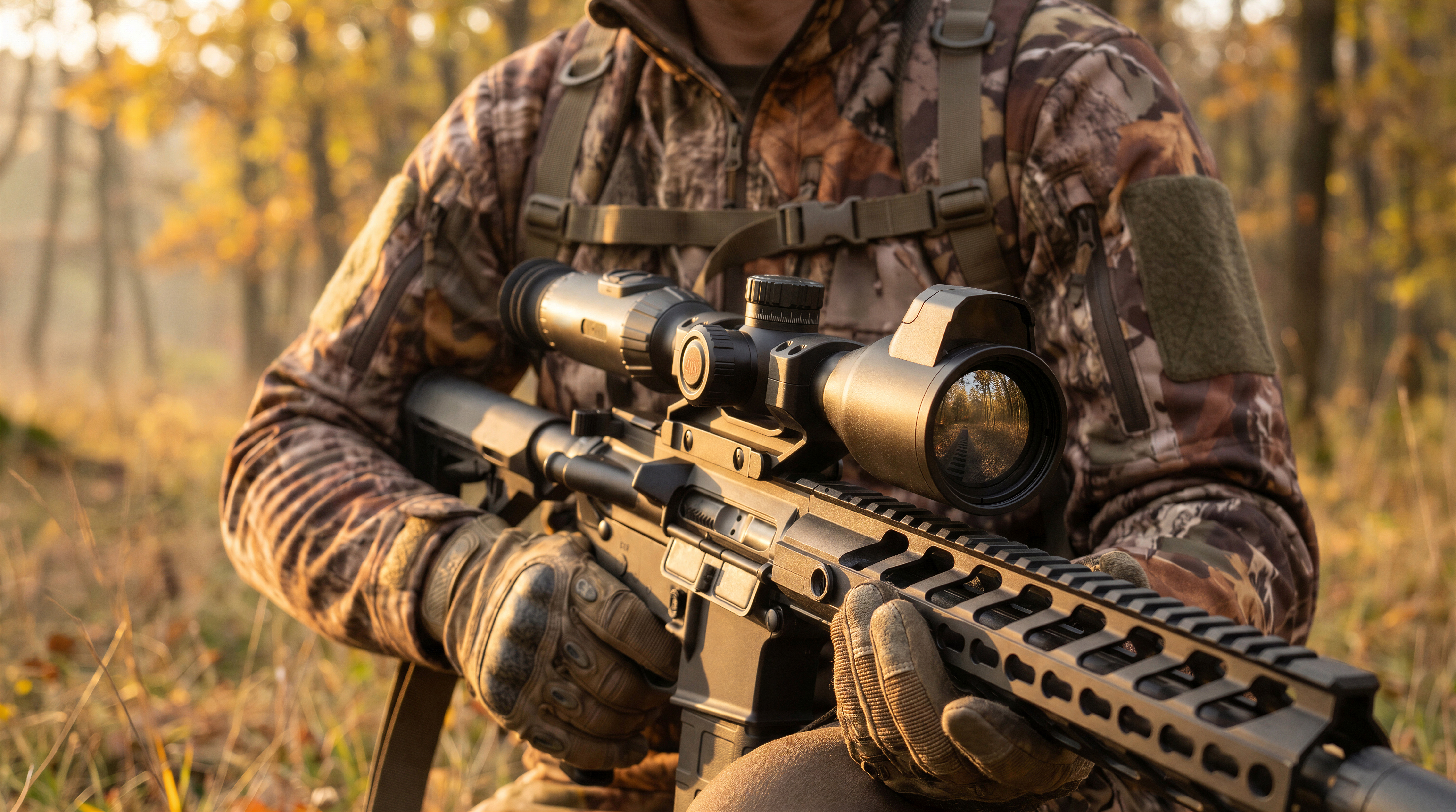 ATN ThOR 6 Elite Thermal Riflescope, 3.5–28x, 384×288 Sensor, 12μm, ≤15 mK NETD, Built-in LRF